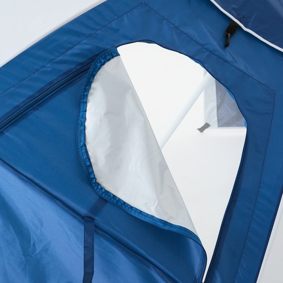 8 Sunshade Umbrella - Blue Stripe, 8 of 10