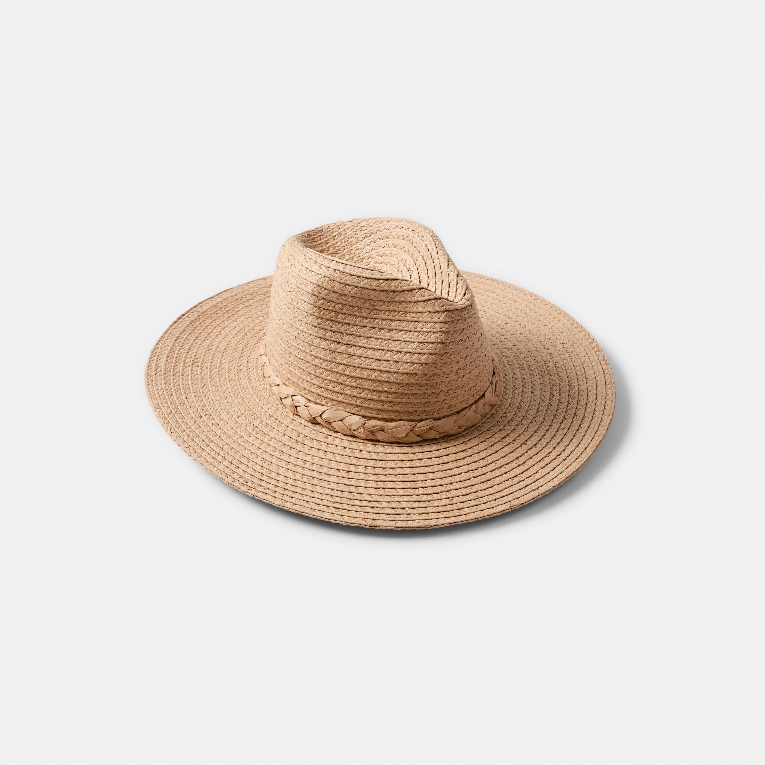 1 Braided Panama Hat Natural, 1 of 3