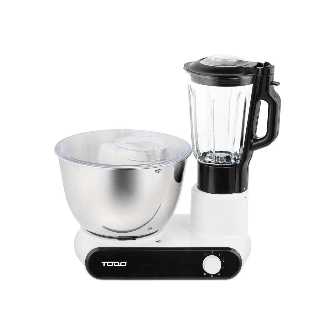 1 TODO Electric Stand Mixer 6L Stainless Steel Bowl Blender Attachment 7 Speed - White, 1 of 5