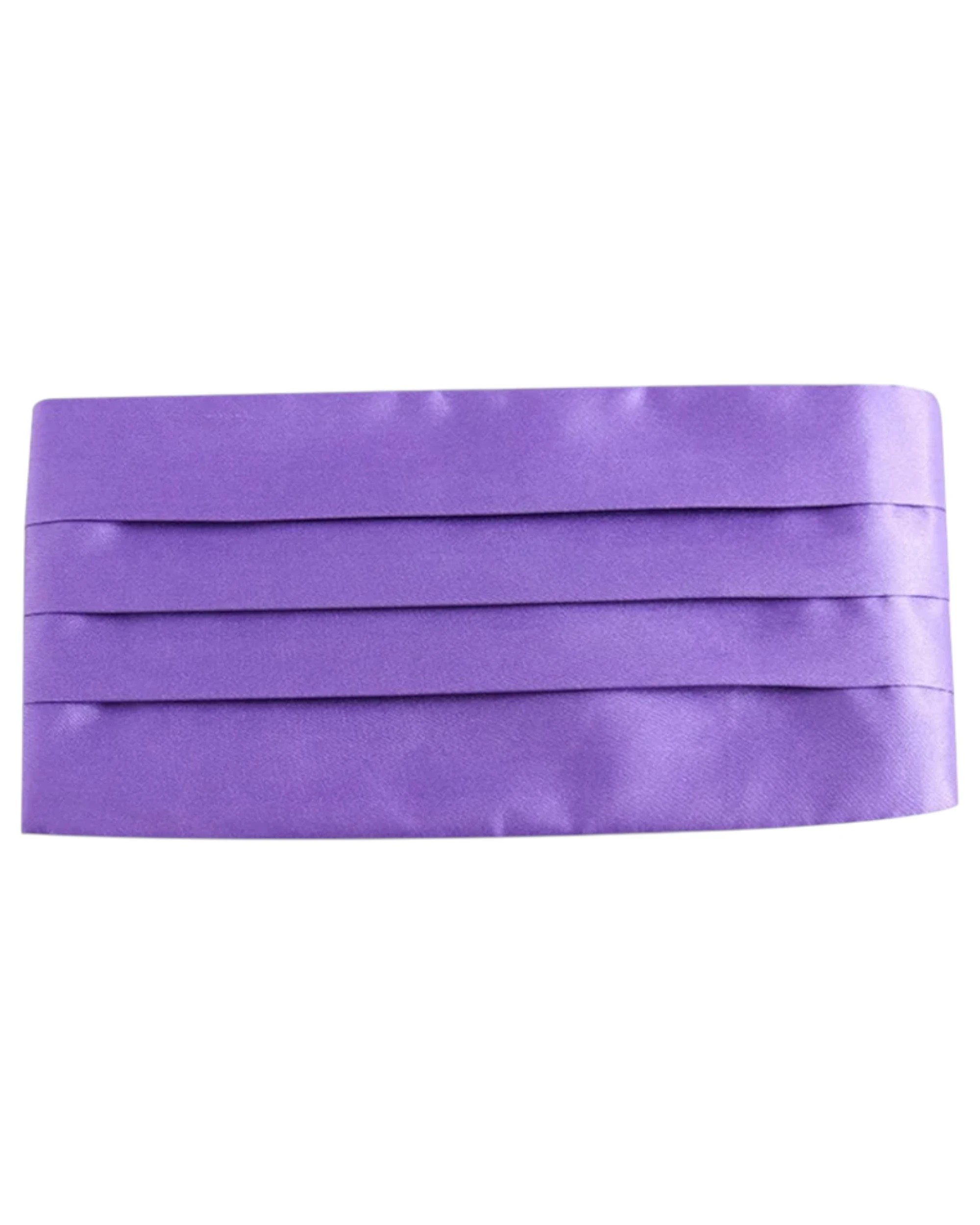 1 Zasel Mens Adjustable Cummerbund - Purple, 1 of 1