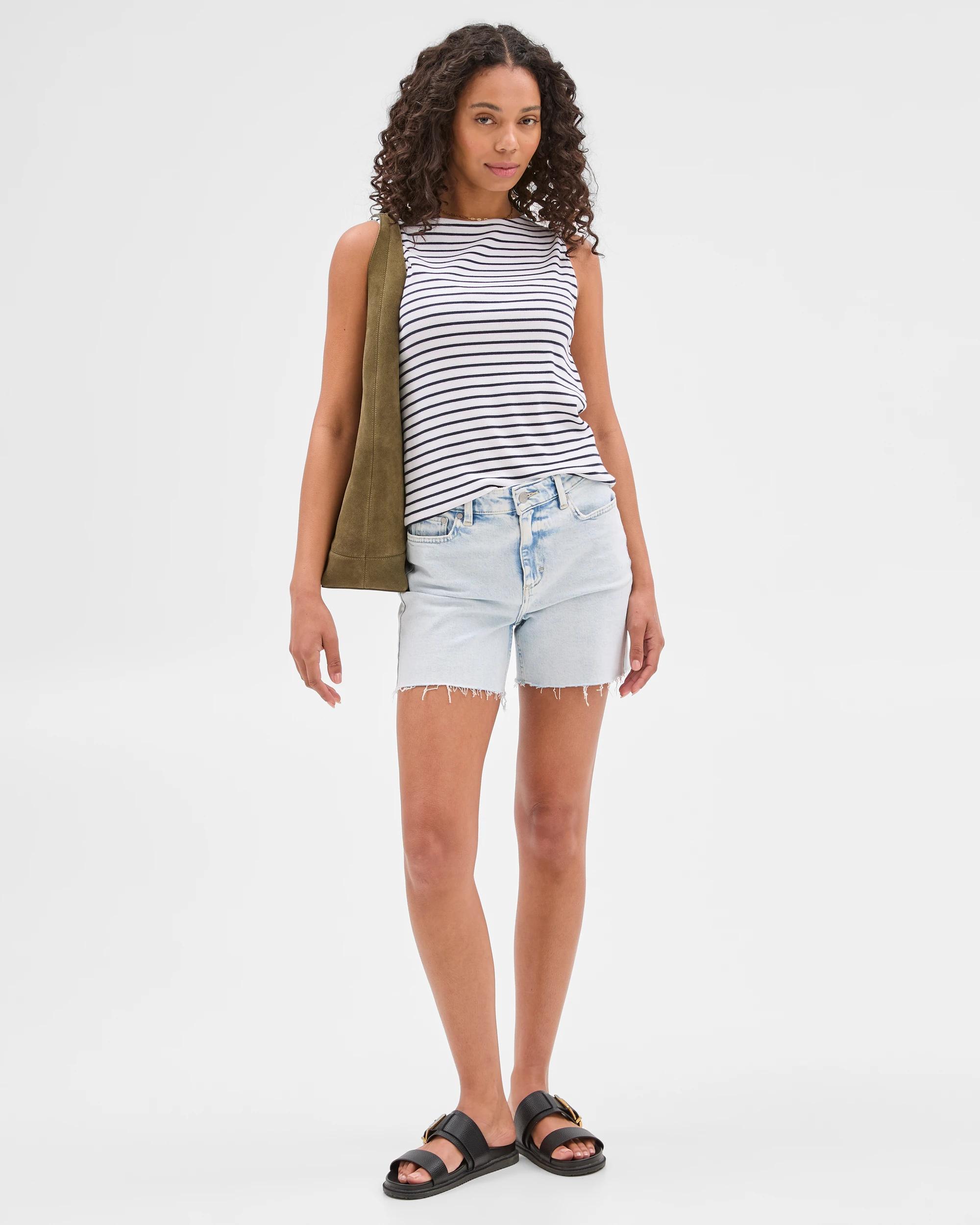 1 Target Classic Denim Shorts HYPER BLEACH, 1 of 5