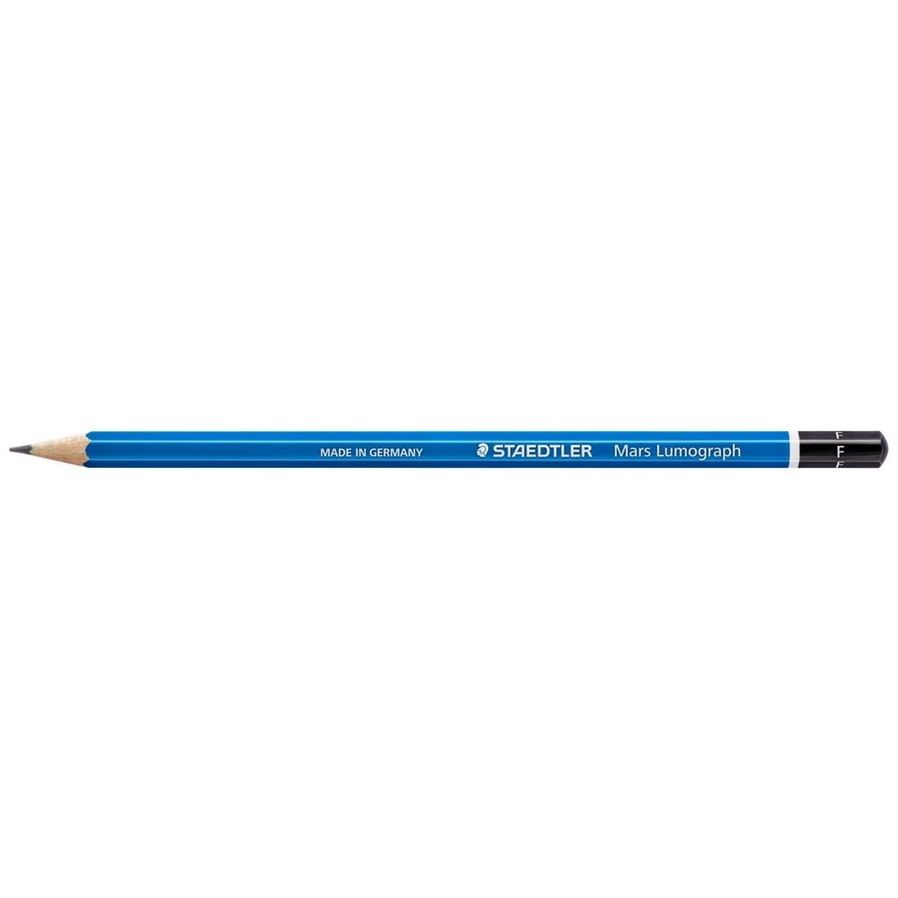 1 Staedtler Mars Lumograph Graphite Pencil F, 1 of 7