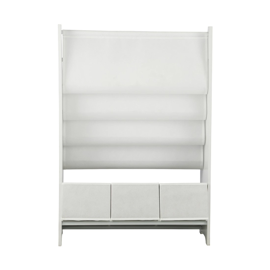 9 Oikiture Kids Bookshelf Toy Storage Box Organiser Display Shelf Diy Storage Rack
 - White, 9 of 10