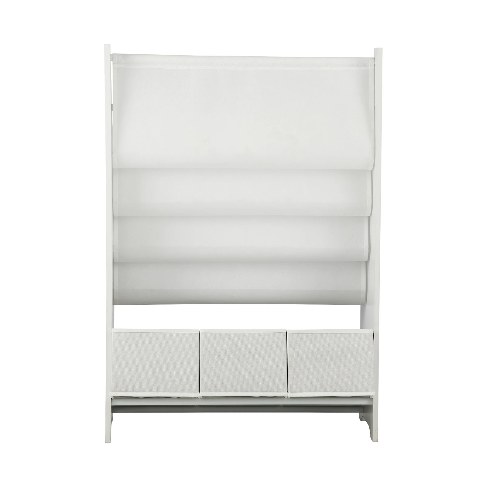 9 Oikiture Kids Bookshelf Toy Storage Box Organiser Display Shelf Diy Storage Rack
 - White, 9 of 10