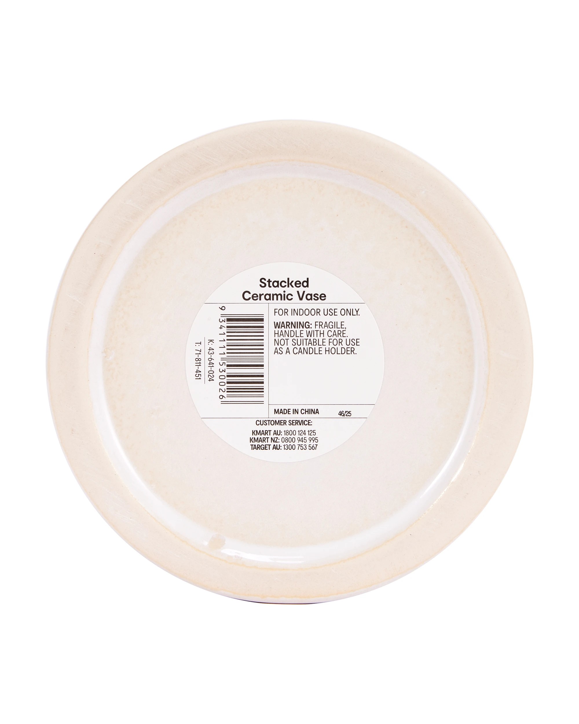 5 Stacked Ceramic Vase, 5 of 5