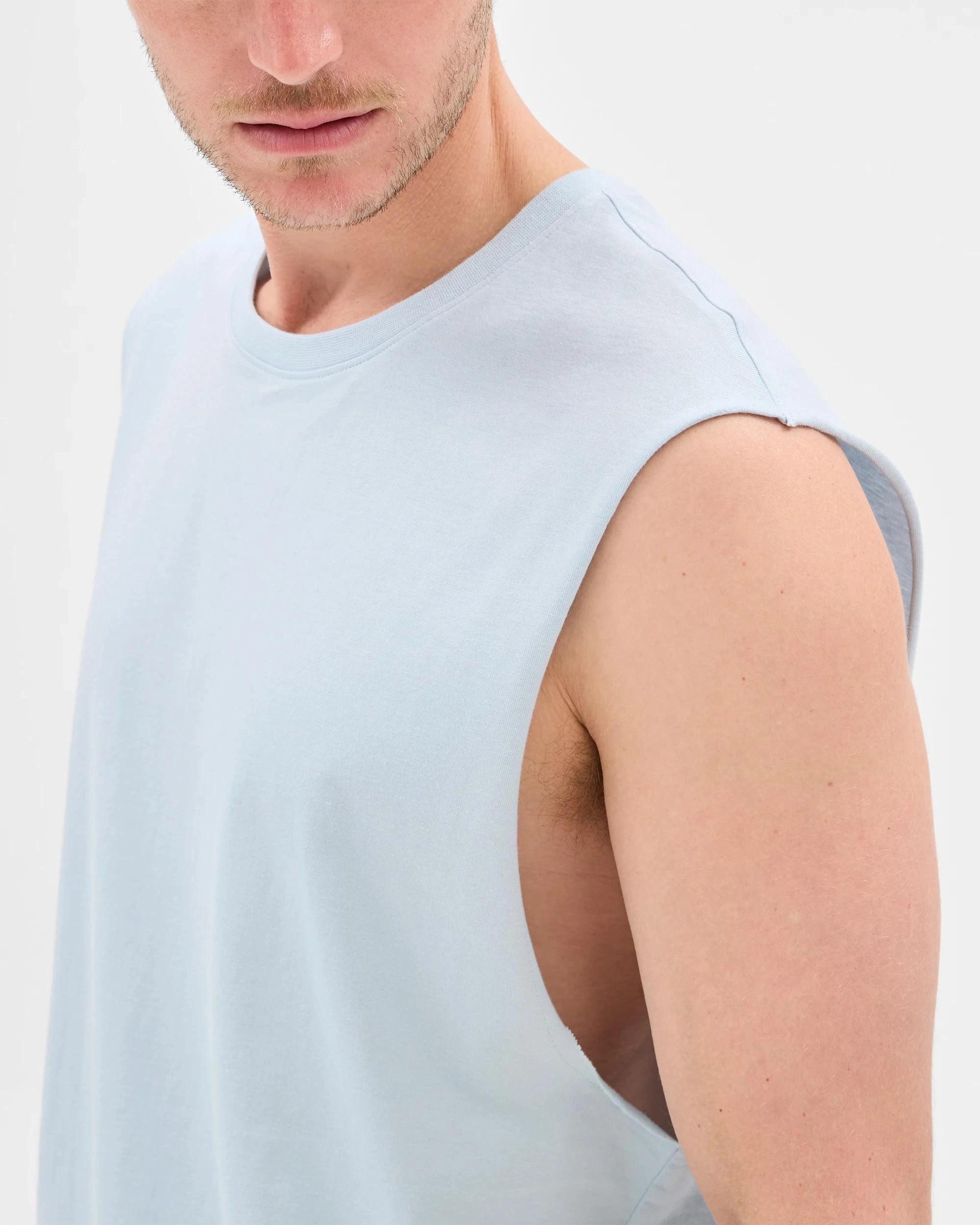 4 Target Australian Cotton Plain Tank Top LIGHT BLUE, 4 of 5