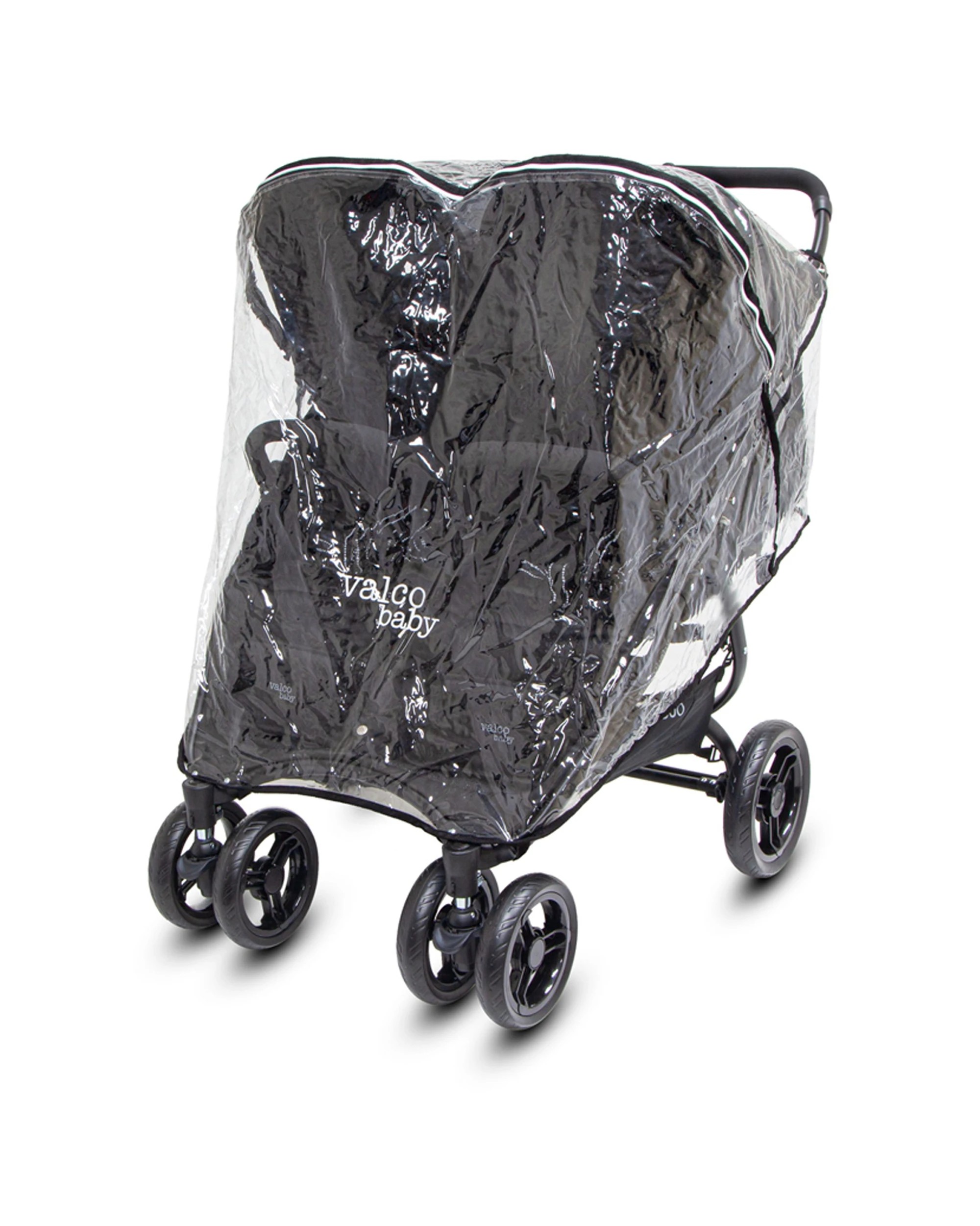 2 ValcoBaby Stroller Pram Wind Rain Cover PVC Zip For Snap Duo Elite Trend - Clear, 2 of 7