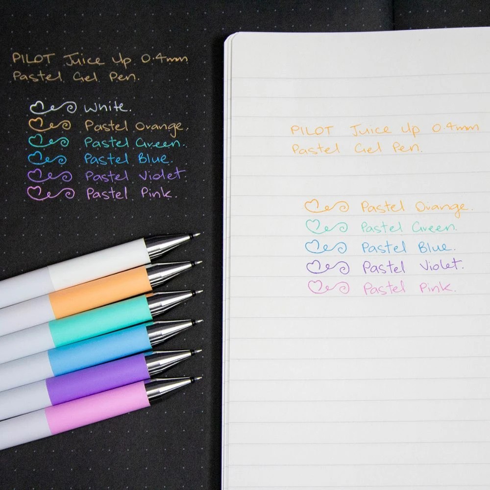 4 PILOT Juice Up Retractable Pastel Gel Pen 0.4mm 6 Pack, 4 of 6
