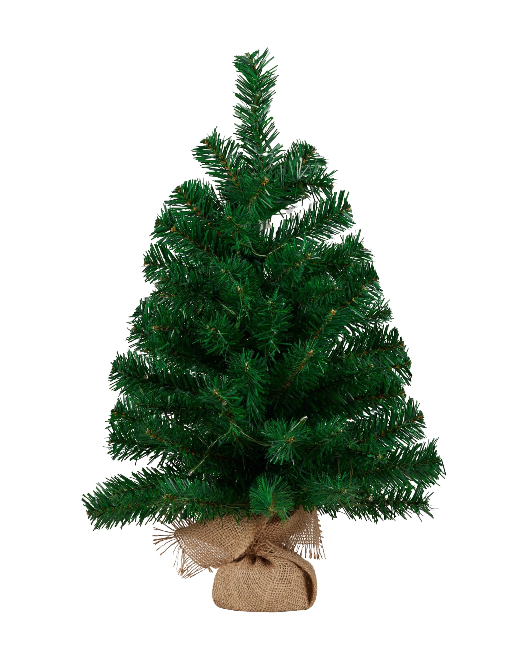 4 Christabelle 61cm Christmas Tree Chadwick Green Pre-Lit LED Lights Tabletop Mini Small, 4 of 5