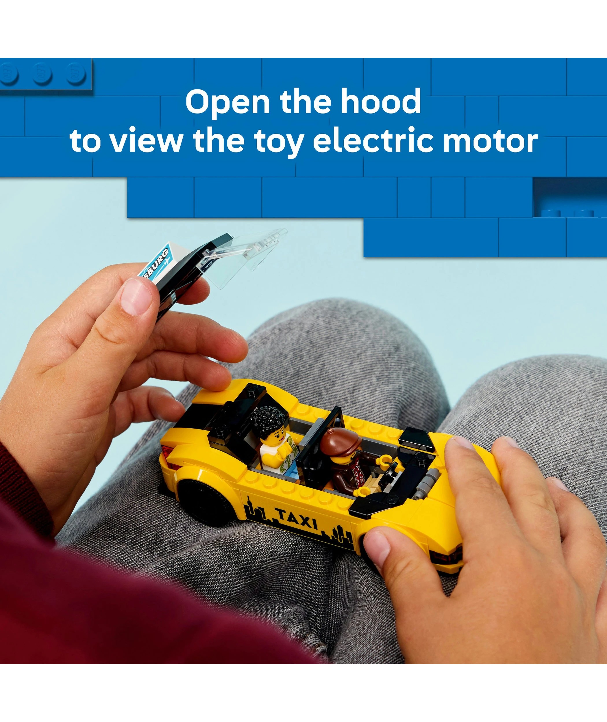 4 LEGO City Yellow Taxi 60487, 4 of 10