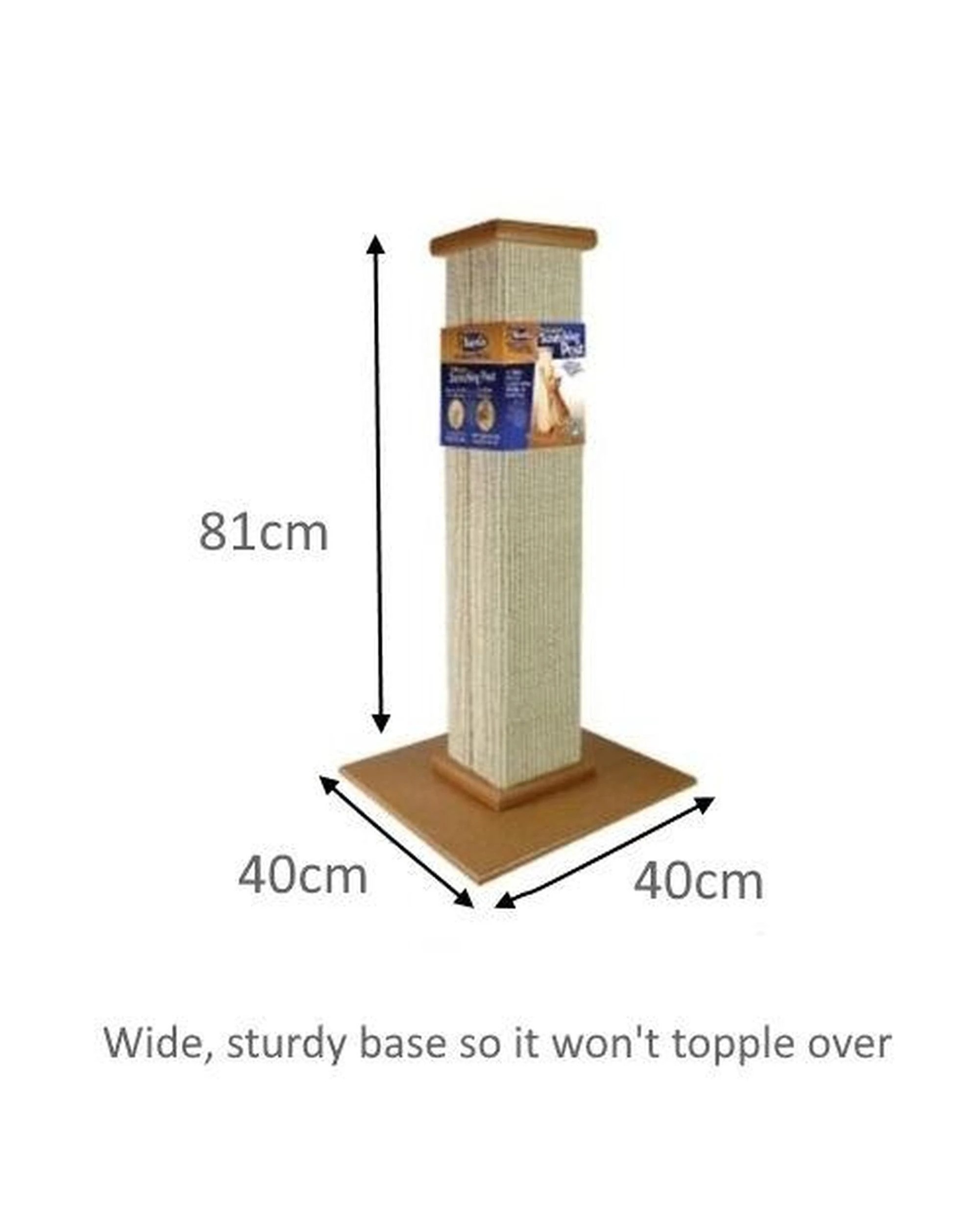 5 SmartCat Ultimate Cat Scratching Post Brown 32 Inch, 5 of 8