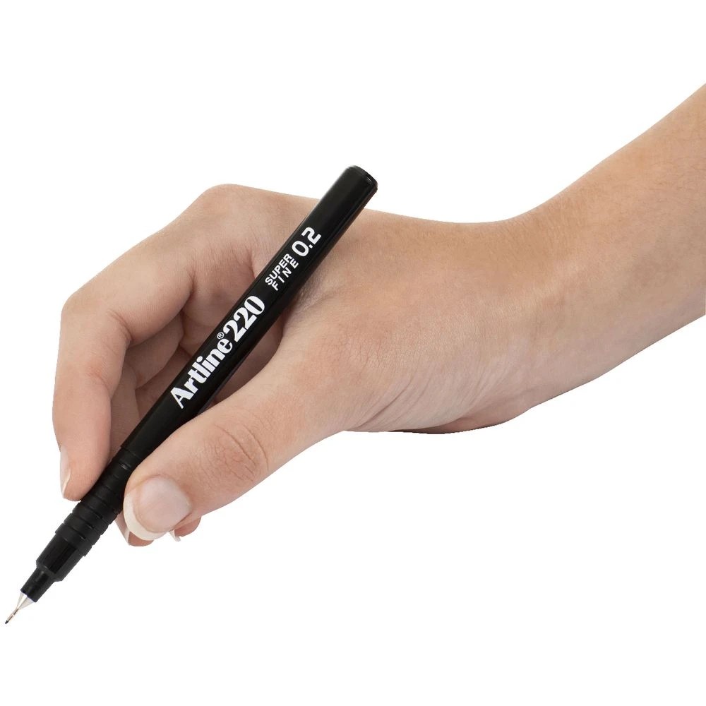3 Artline 220 Fineliner 0.2mm Black, 3 of 4