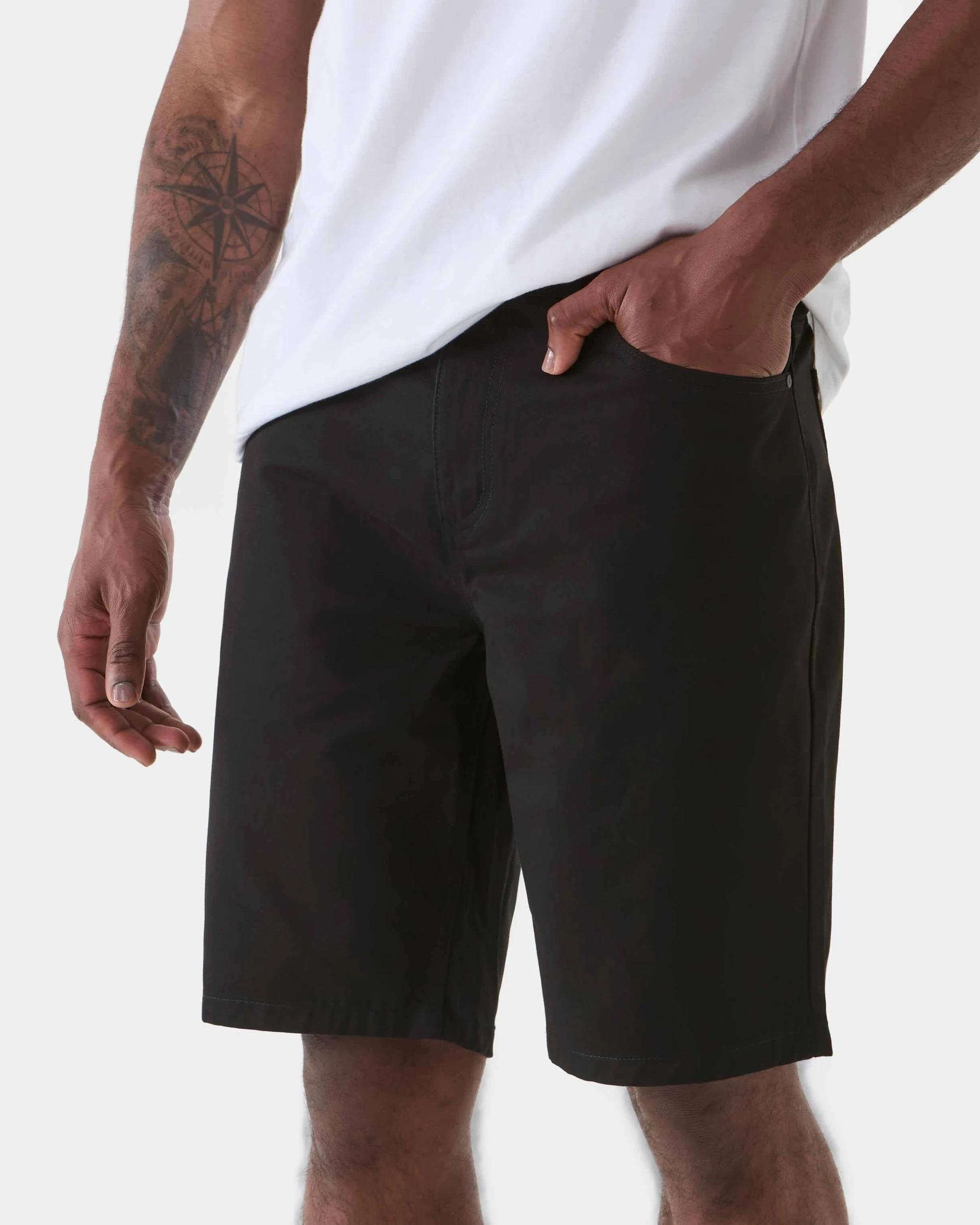 2 Regular Denim Shorts Black, 2 of 6