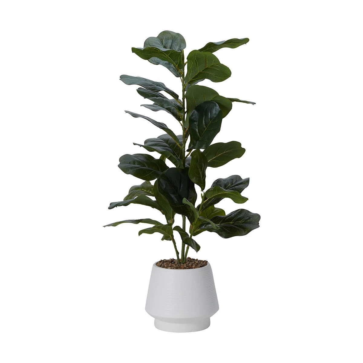 1 Artificial Fiddle Leaf in Pot, 1 of 8
