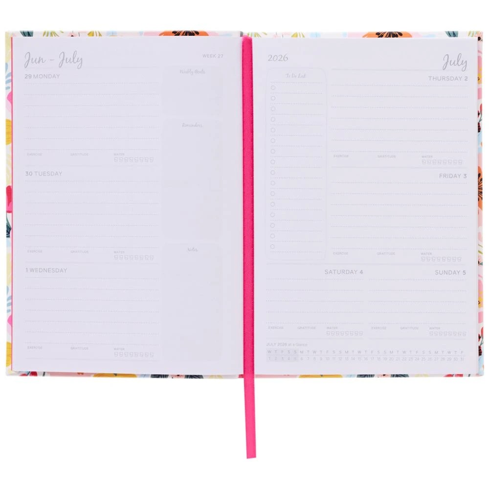 7 Otto A5 Week to View FY26/27 Diary Fun Floral, 7 of 7