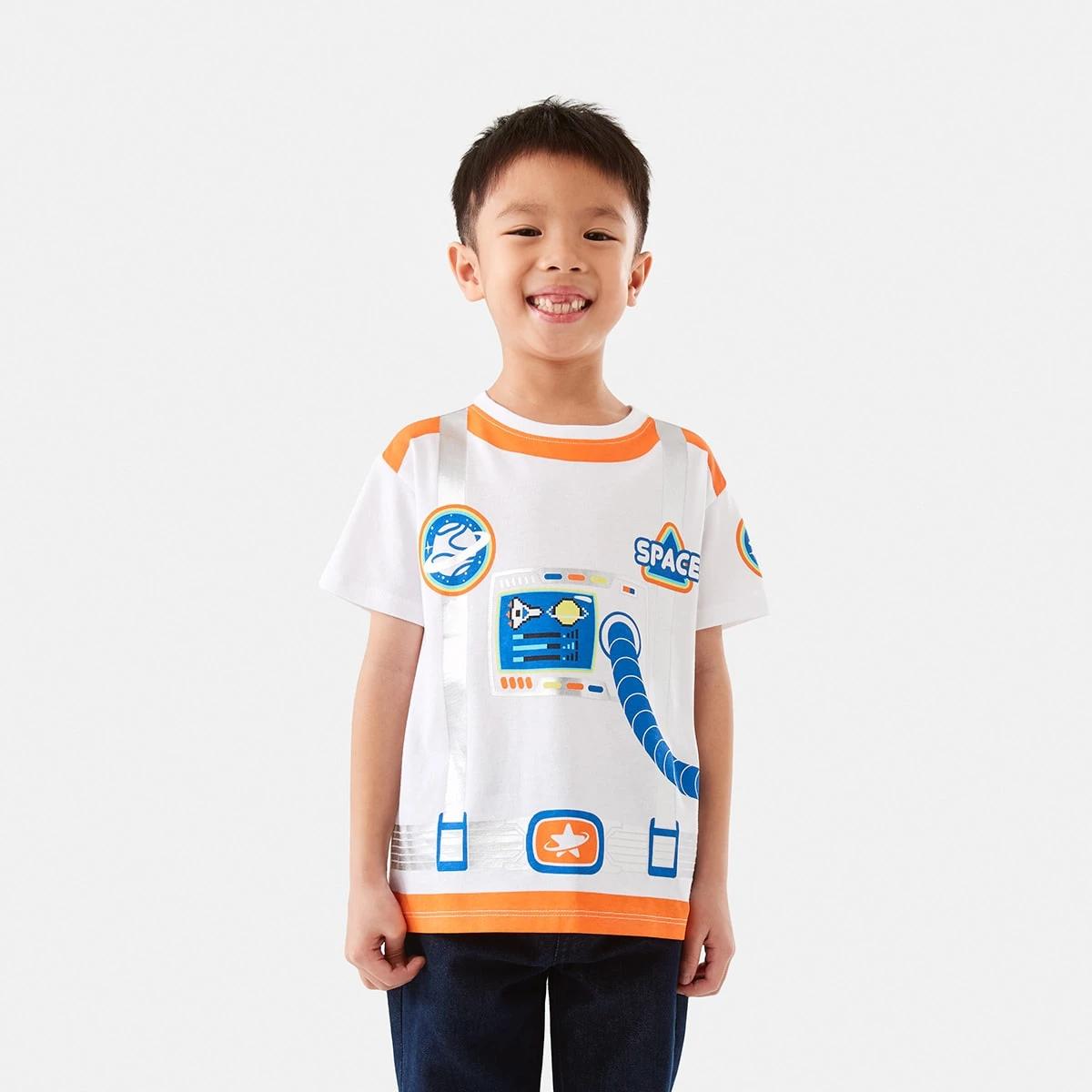 1 Novelty Space T-shirt Whte Space, 1 of 10
