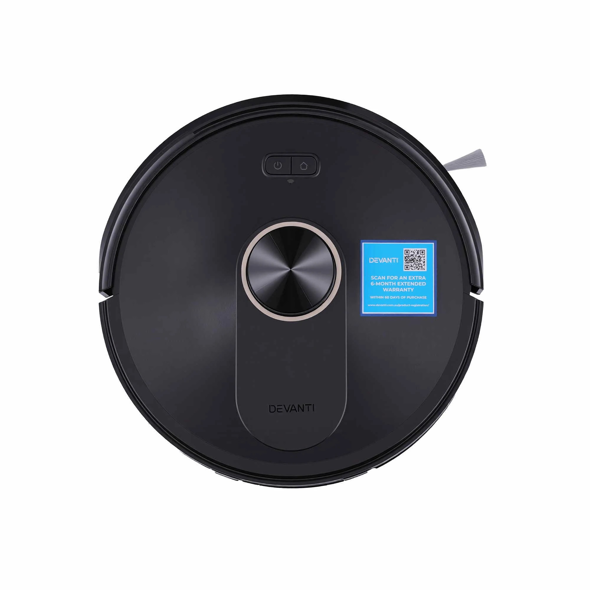 4 DEVANTI Robot Vacuum and Mop, Self-Empty APP Control 6000Pa LDS Laser 3in1 - Black, 4 of 7
