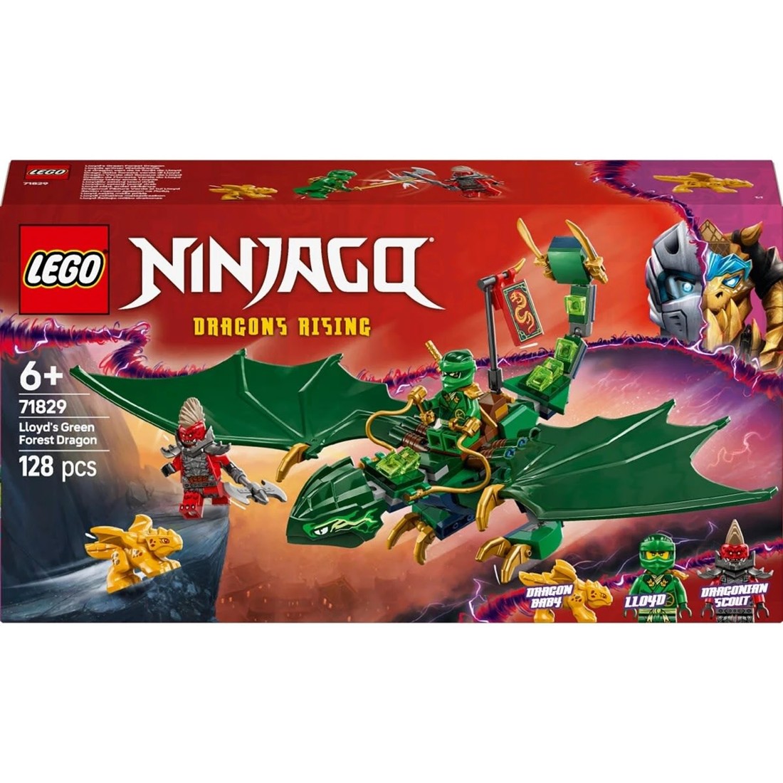 1 LEGO NINJAGO Lloyd's Green Forest Dragon 71829, 1 of 10