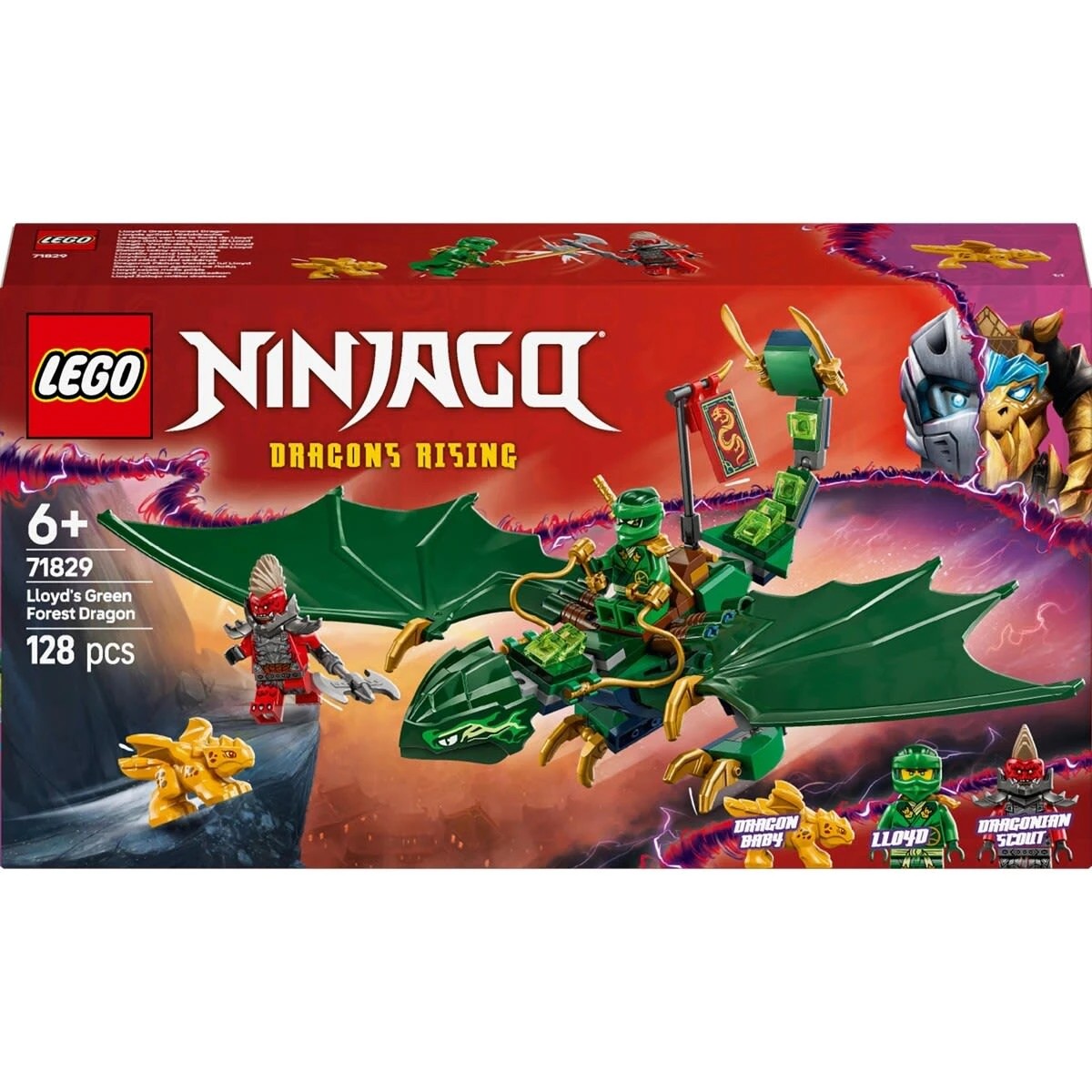 1 LEGO NINJAGO Lloyd's Green Forest Dragon 71829, 1 of 10