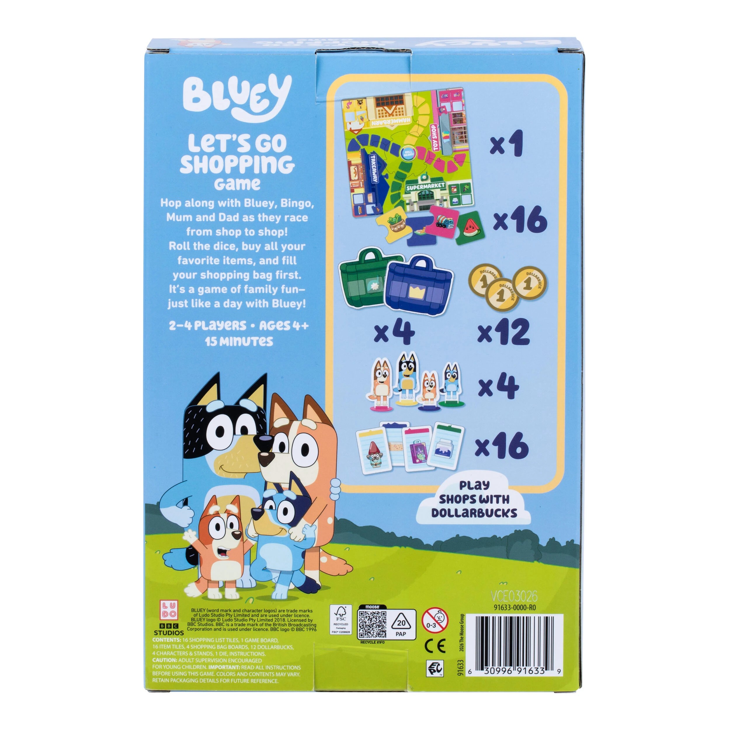 4 Bluey Let's Go Shopping Game, 4 of 6