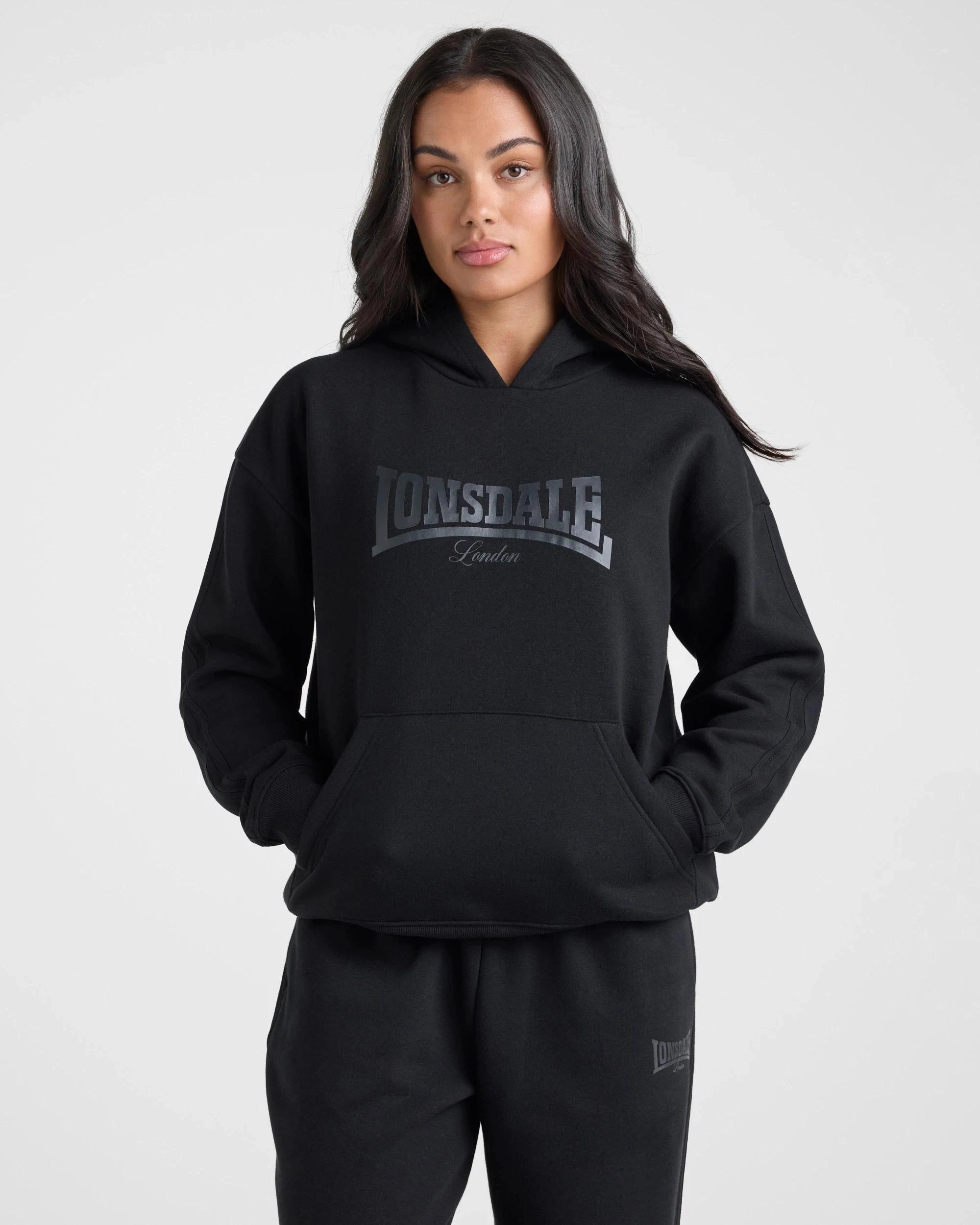 1 Lonsdale London Hoodie BLACK, 1 of 5