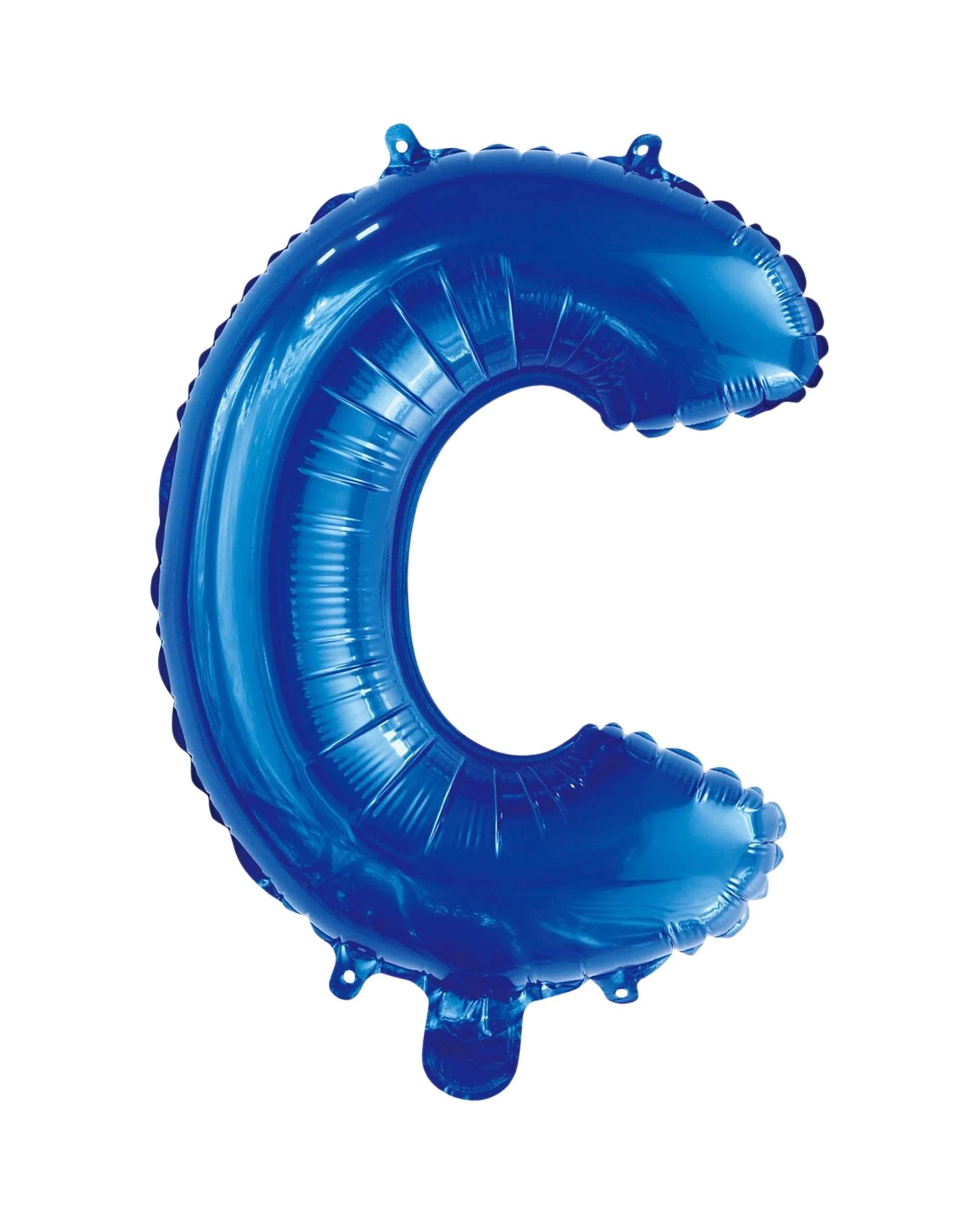 1 Meteor Letter C Foil Air Fill Balloon 35.5cm - Blue, 1 of 2