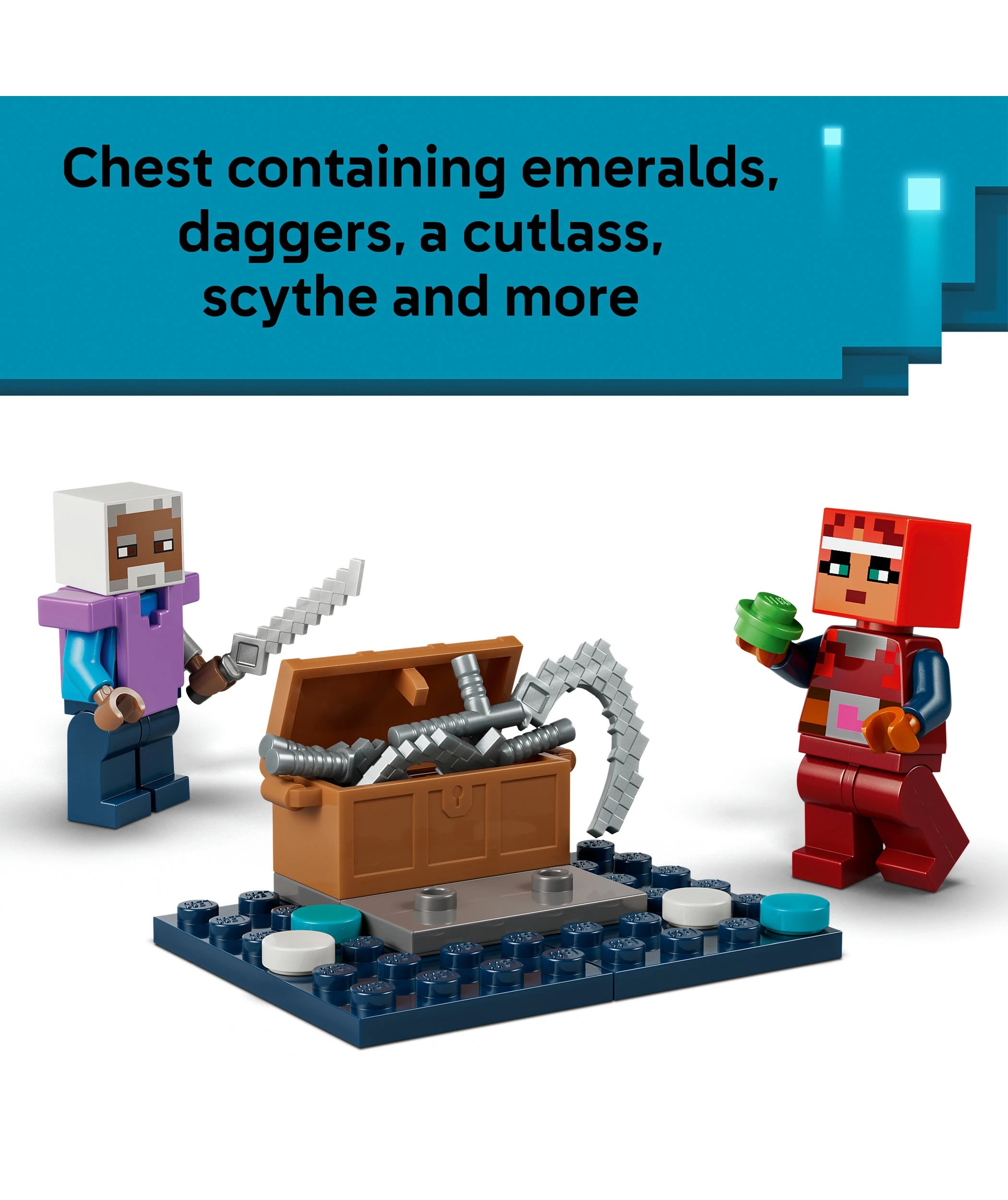 6 LEGO Minecraft The Twisted Warden Battle 21591, 6 of 10