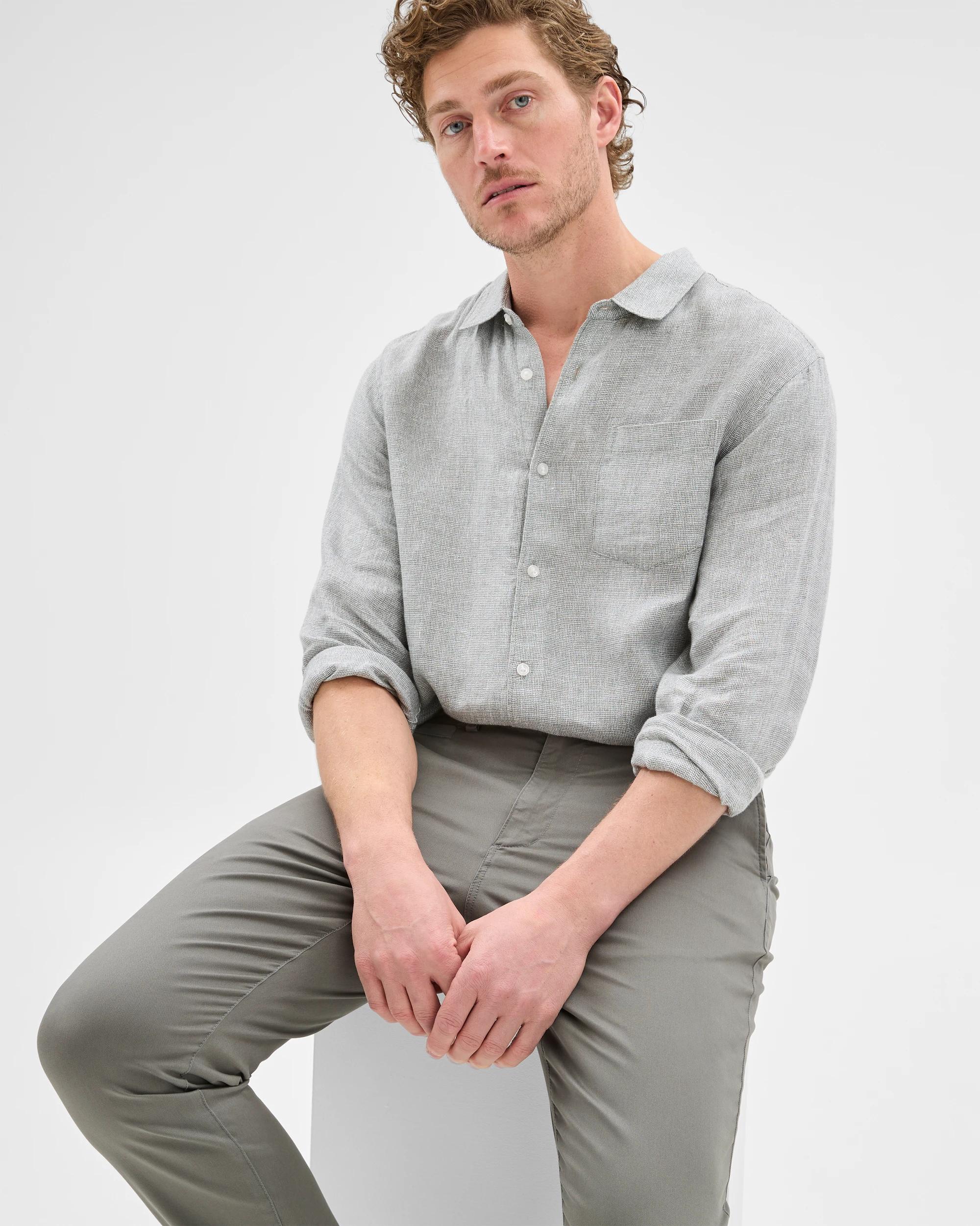 5 Target Australian Cotton Slim Chino Pants GUNMETAL, 5 of 7