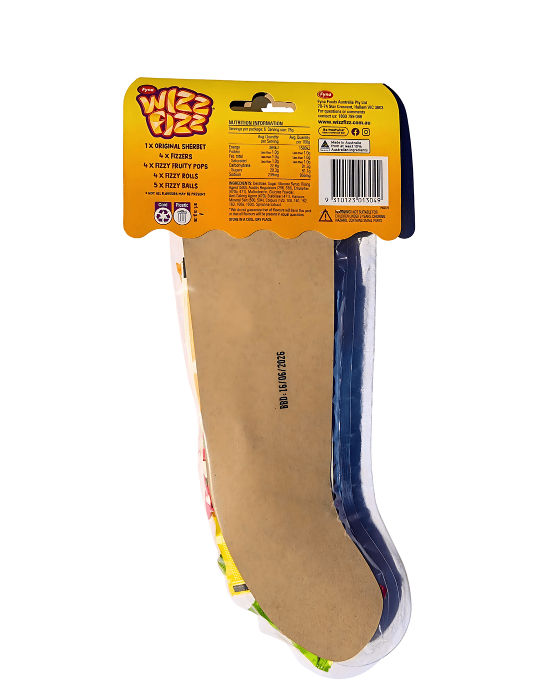 2 Fyna Wizz Fizz Fizzylicious Stocking 154g, 2 of 3