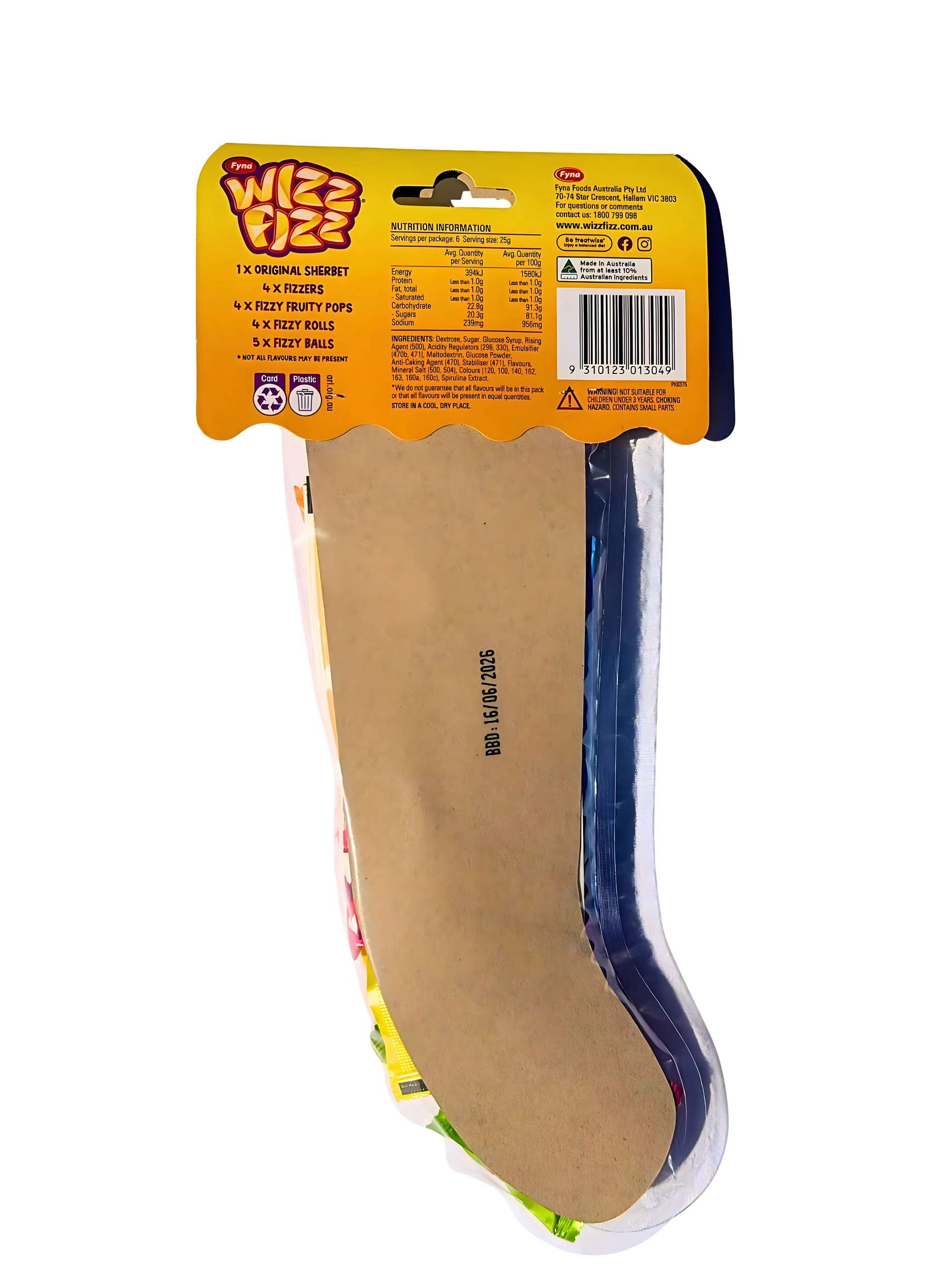 3 Fyna Wizz Fizz Fizzylicious Stocking 154g, 3 of 4