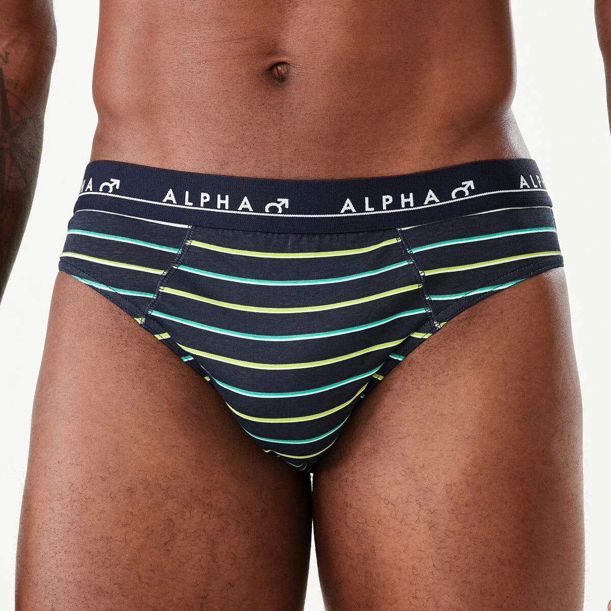 4 5 Pack Alpha Attached Elastic Hipster Briefs LIGHTSCAPE, 4 of 10