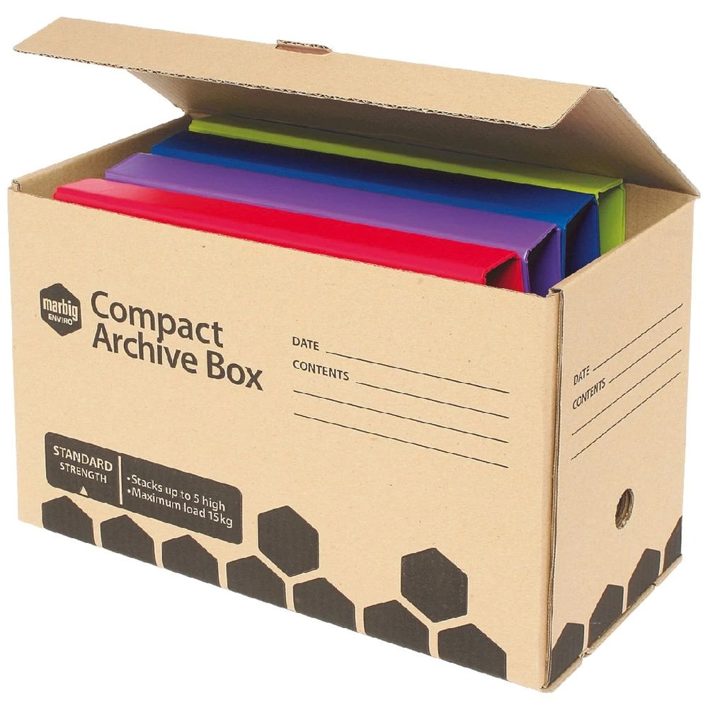 1 Marbig Compact Half Archive Box 2 Pack, 1 of 1