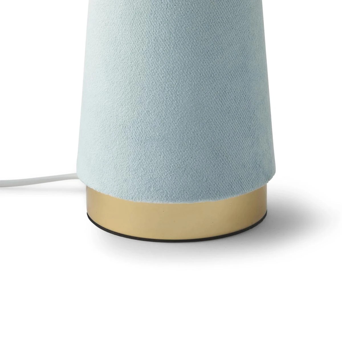 3 Leona Velvet Table Lamp - Blue, 3 of 7
