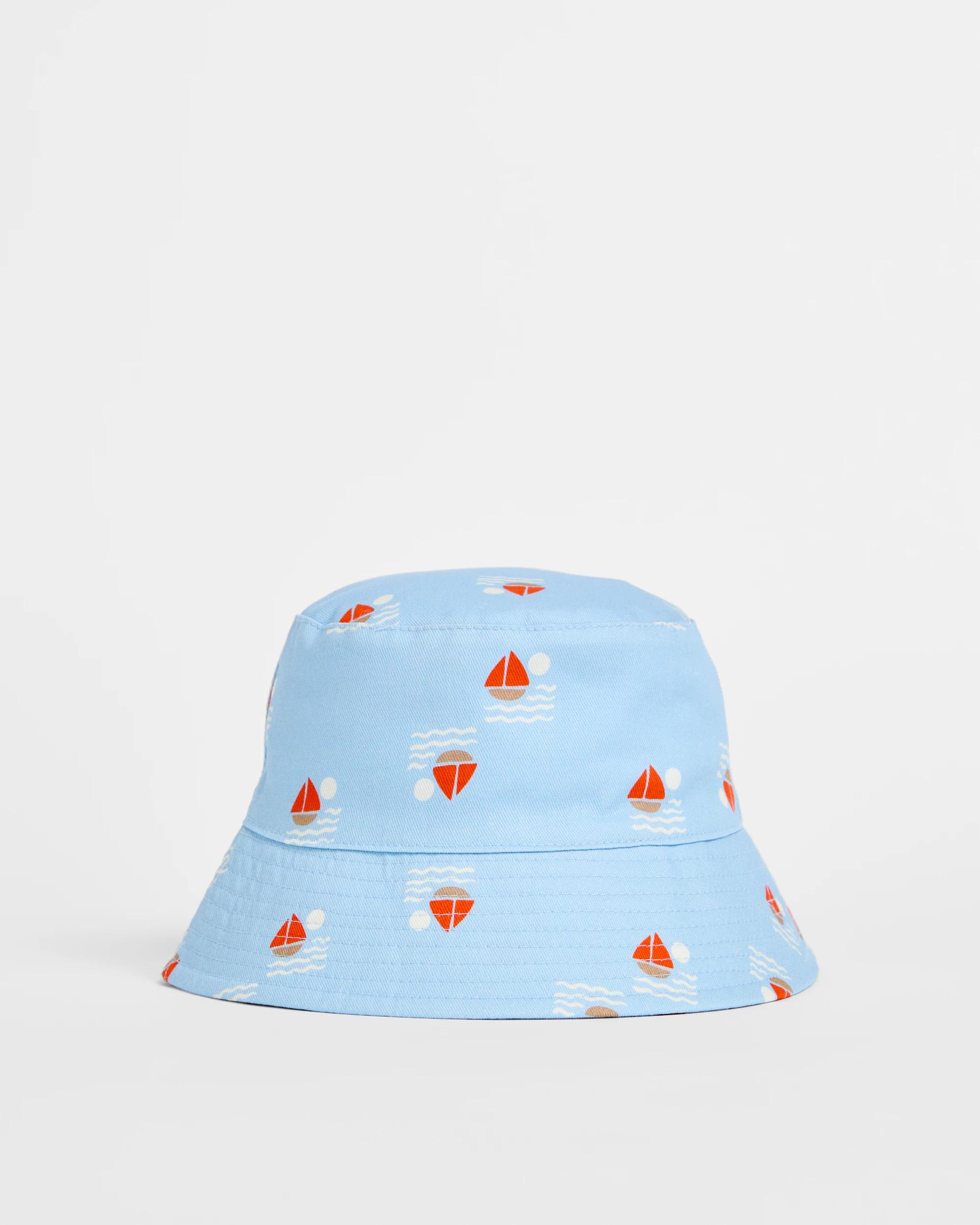 1 Target Baby Bucket Hat SAIL BOATS, 1 of 2