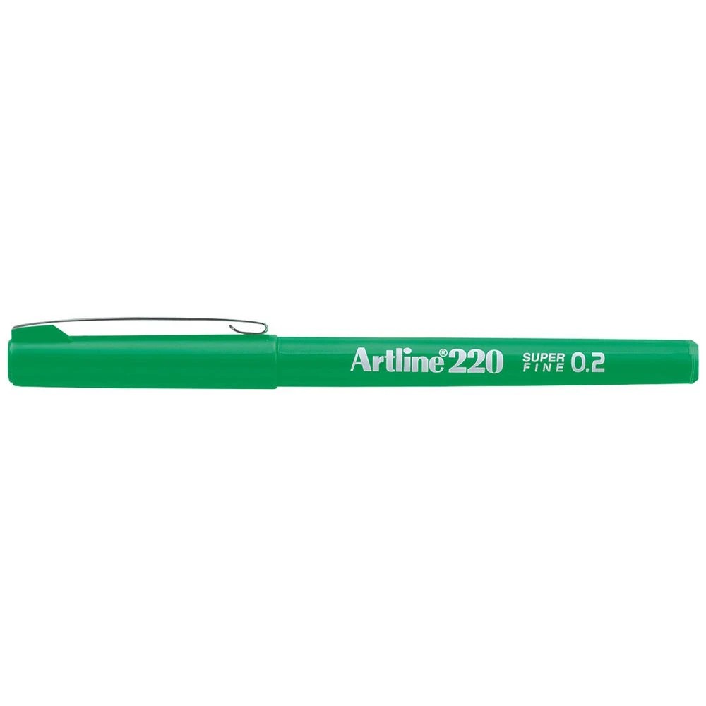 1 Artline 220 Fineliner 0.2mm Green, 1 of 2
