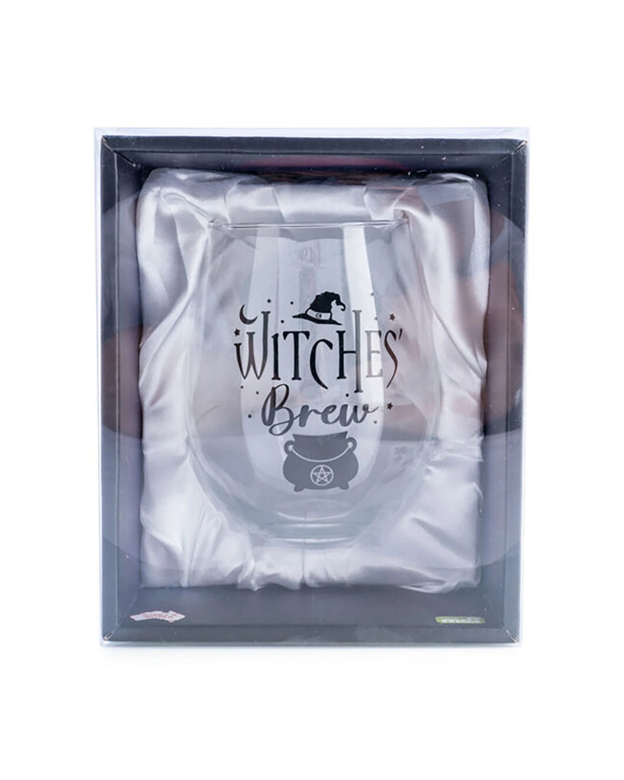 2 Tallulah Stemless Wine Glass Tumbler Party Drinkware Witches Brew - Clear, 2 of 3