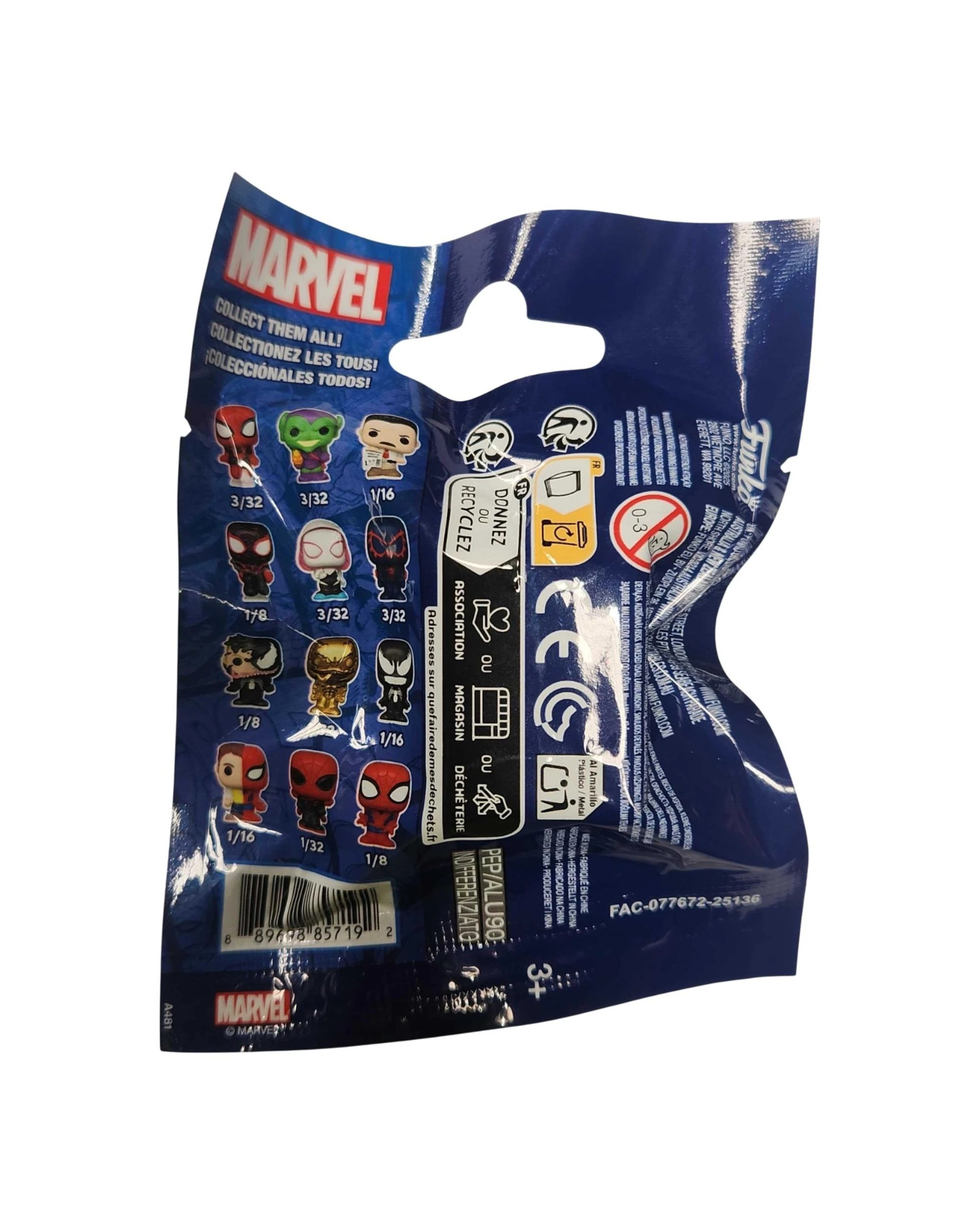 4 Funko Marvel Spider-Man Bitty Funko POP! Vinyl Blind Bag, 4 of 4