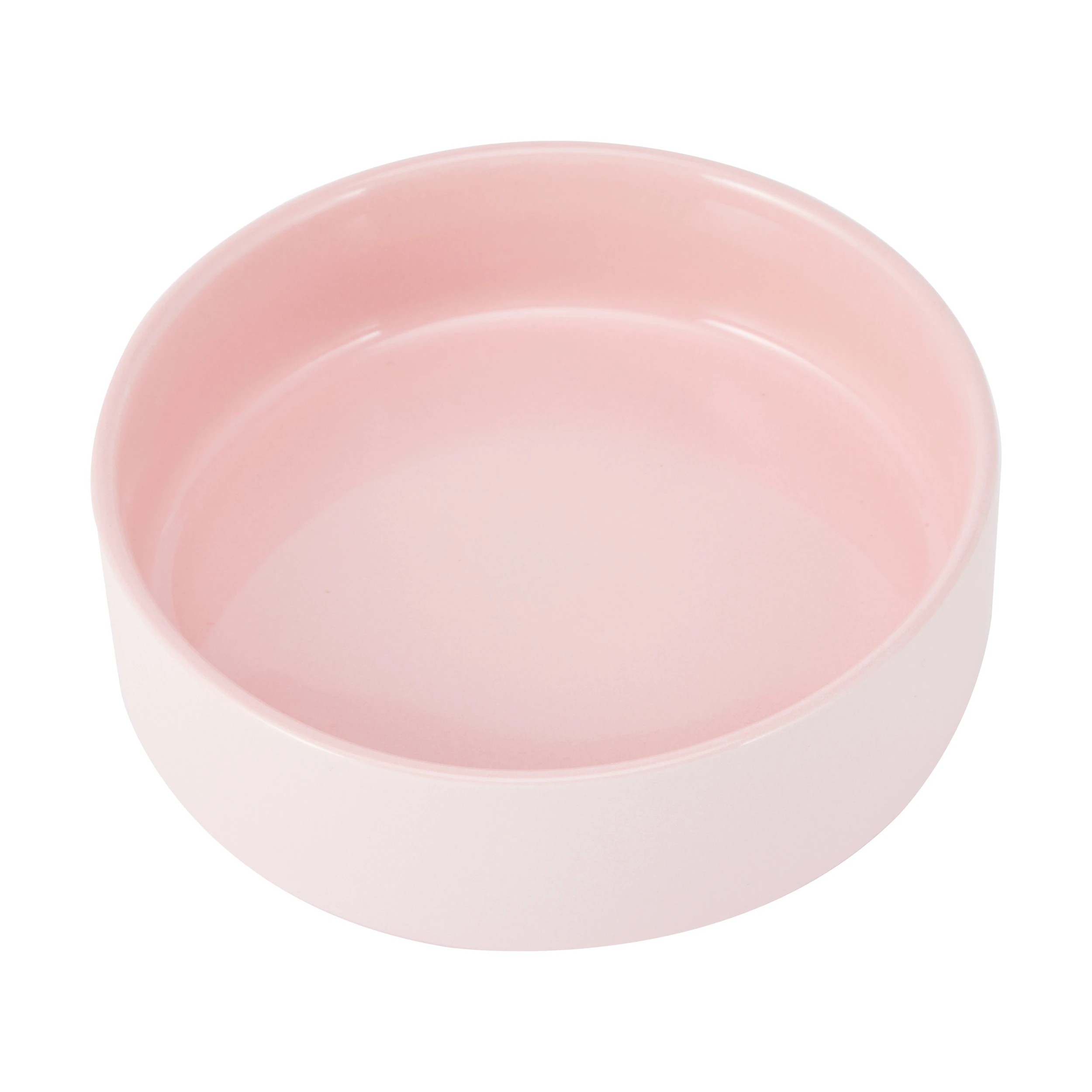 2 Pet Bowl Ceramic - Small, Pink, 2 of 4