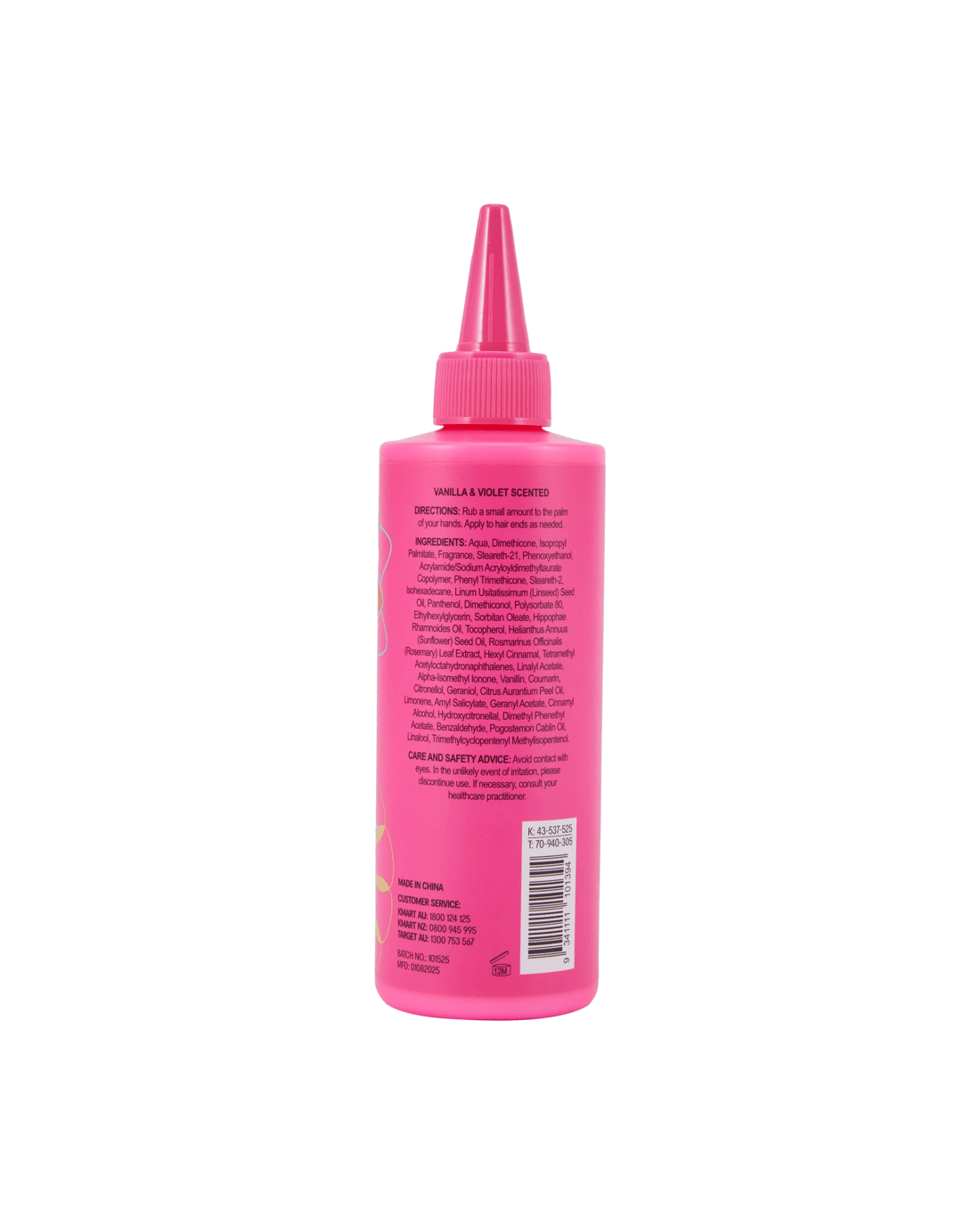 3 OXX Haircare Shine Bright Instant Shine Cream 200ml - Vanilla and Violet Scented, 3 of 3