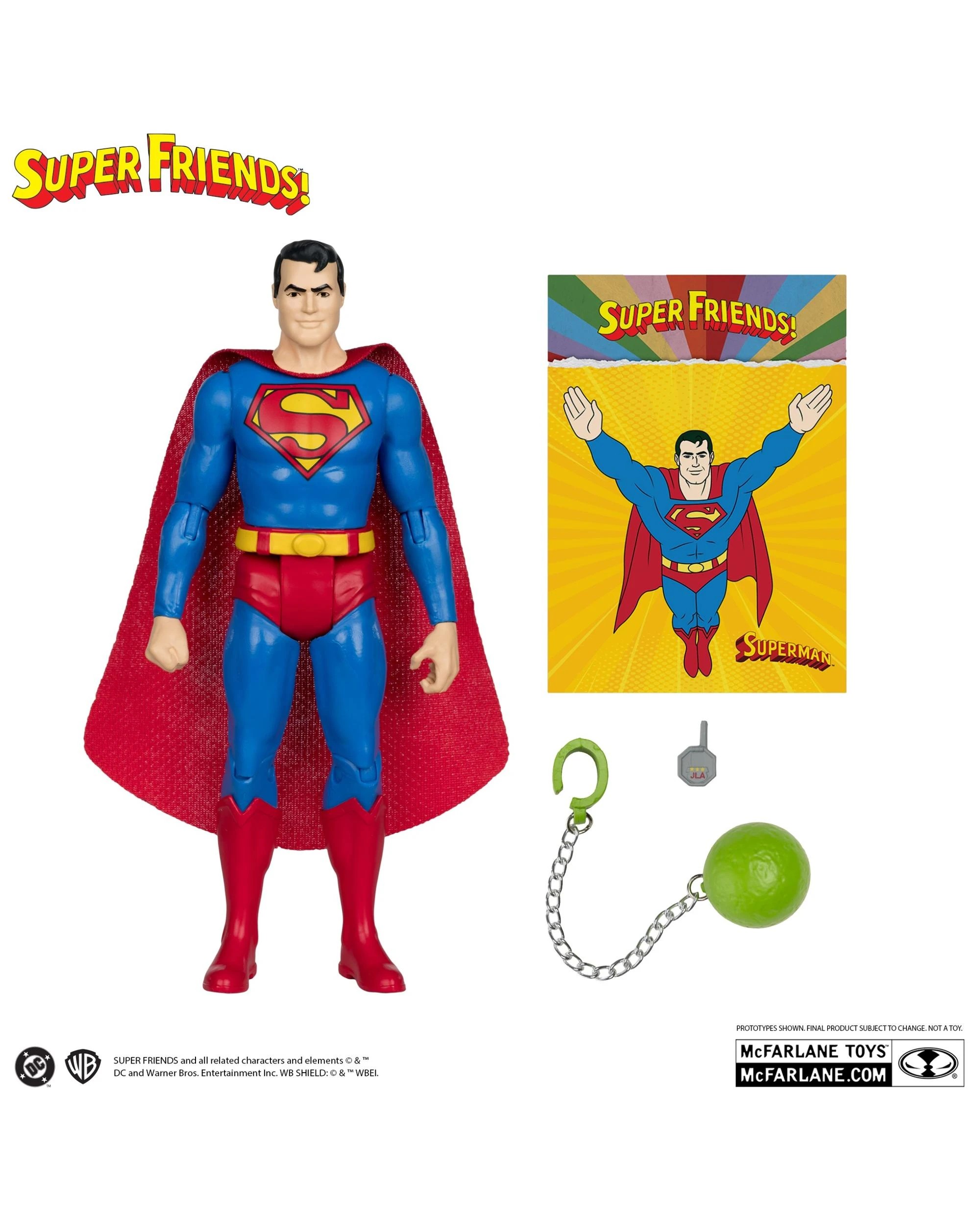 2 DC Comics Retro Super Friends Superman 6 inch Action Figure, 2 of 8