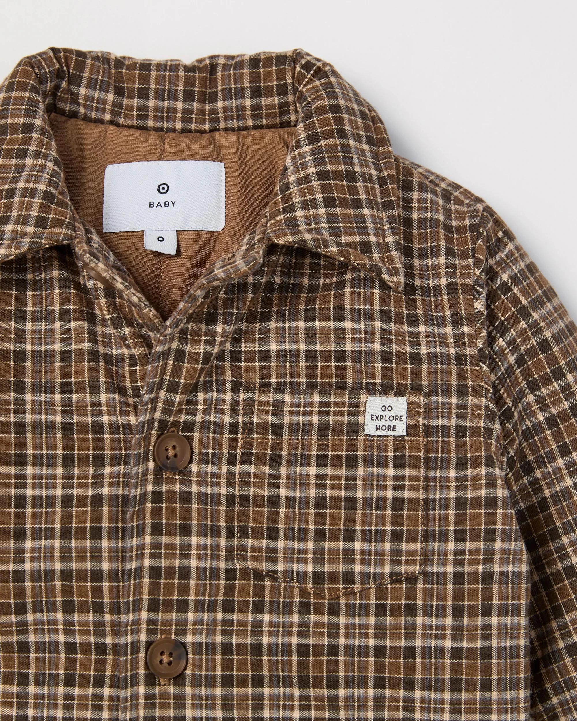 5 Target Baby Baby Australian Cotton Quilted Shacket HERITAGE CHECK, 5 of 5