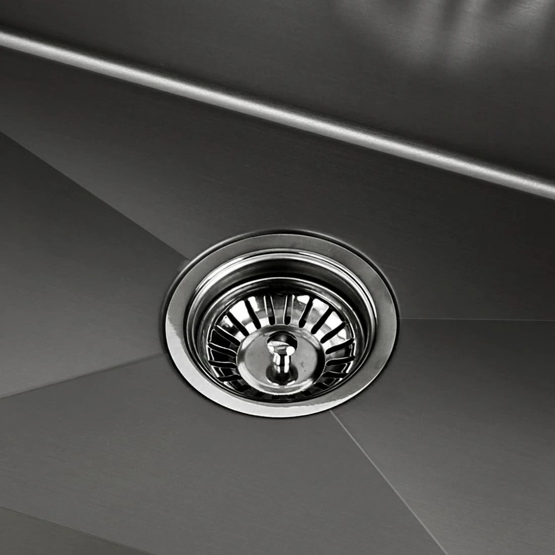 3 Cefito Kitchen Sink 70X45CM Stainless Steel Basin Single Bowl - Black, 3 of 5