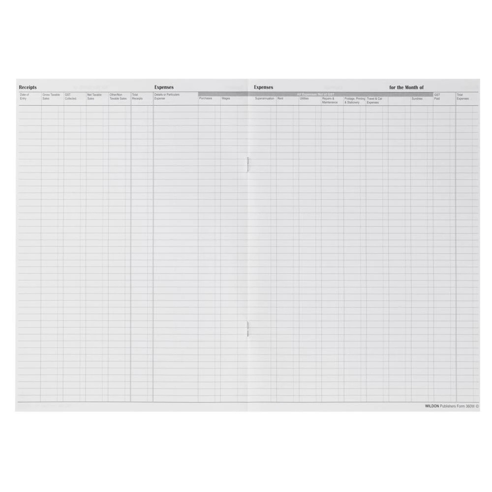 2 Wildon 360W Daily Cash Book, 2 of 2