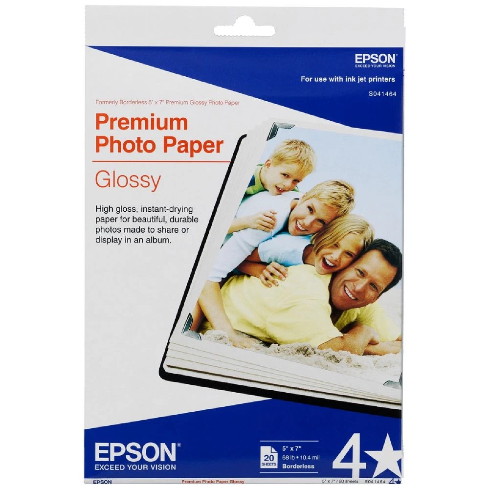 1 Epson 5 x 7 Premium Glossy Photo Paper 20 Pack, 1 of 1