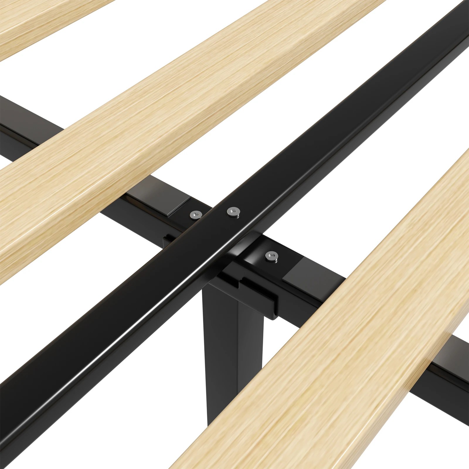 5 Advwin Queen Velvet Button-Tufted Floating Bed Frame with LED and USB - Beige, 5 of 9