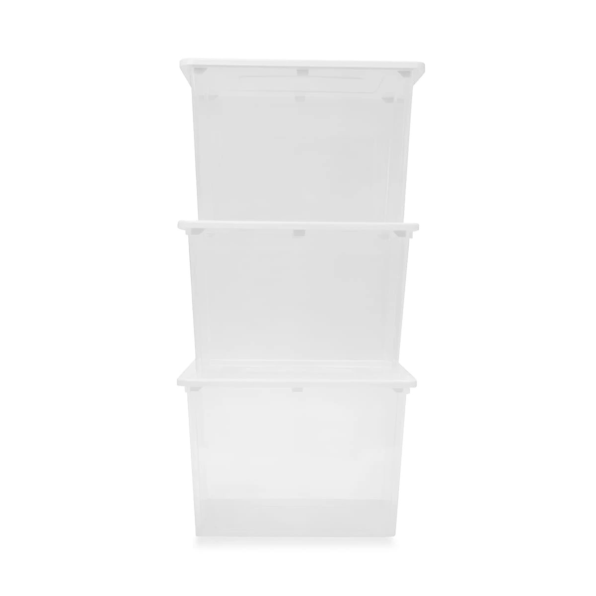 4 3 pack 20L Storage Boxes, 4 of 5