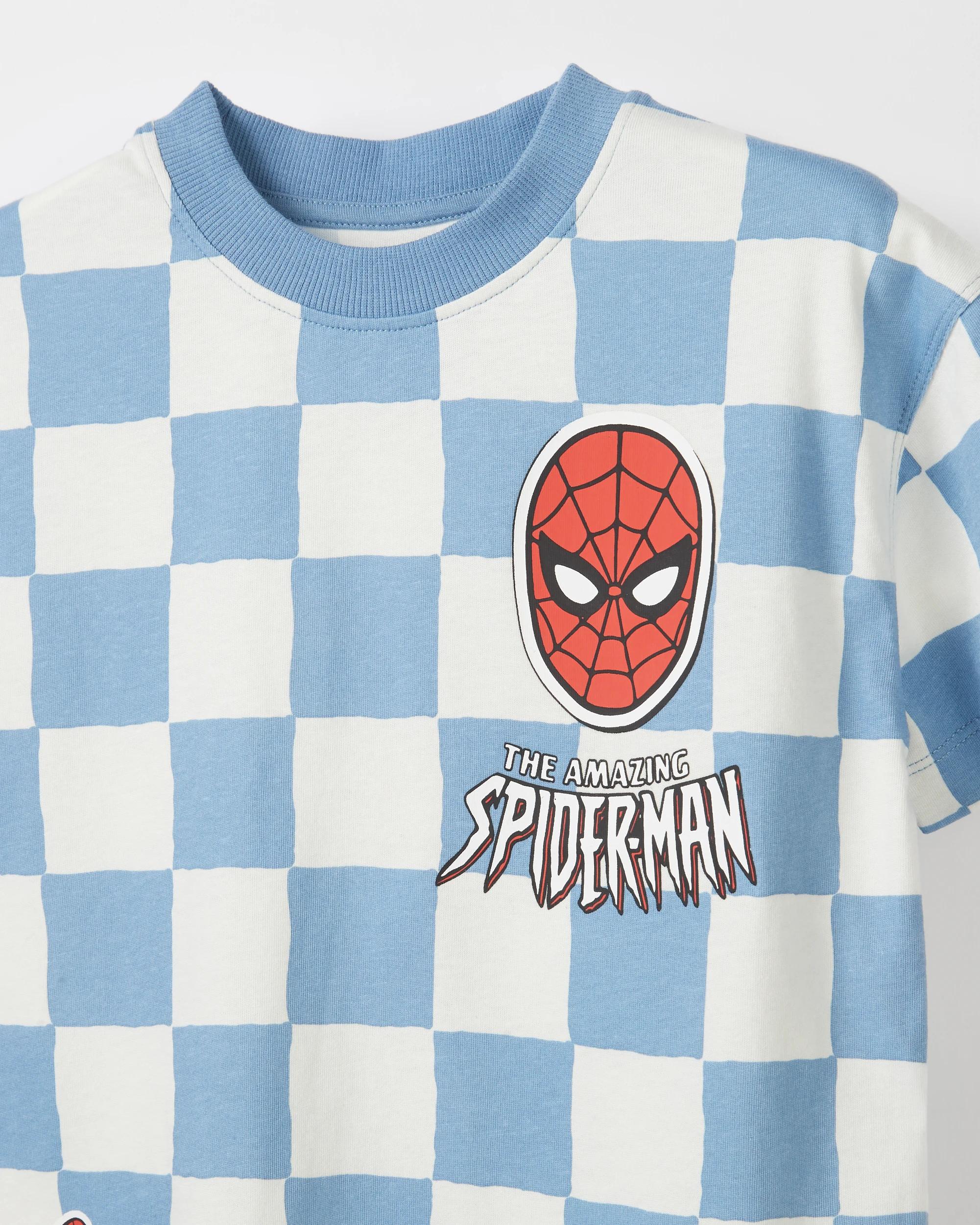 5 Disney Spider-Man Australian Cotton T-Shirt BLUE, 5 of 5