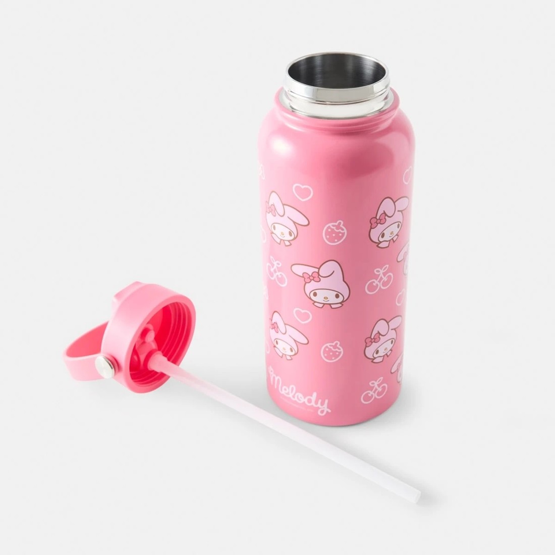4 946ml Pink My Melody Stainless Steel Cylinder Drink Bottle, 4 of 5