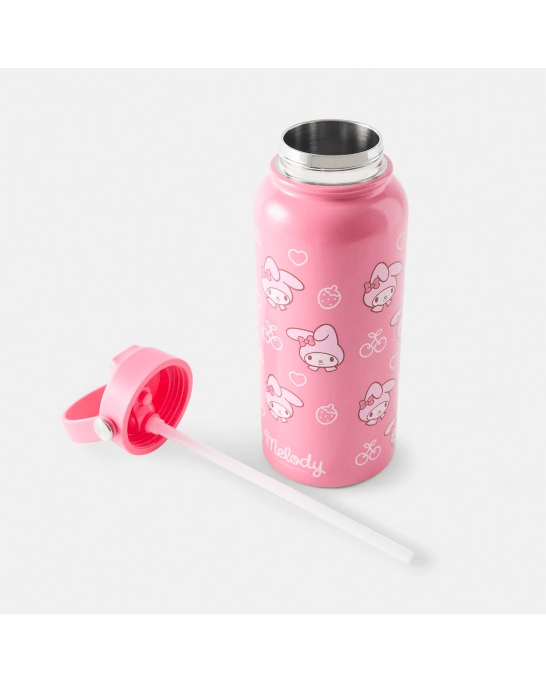 4 946ml Pink My Melody Stainless Steel Cylinder Drink Bottle, 4 of 5