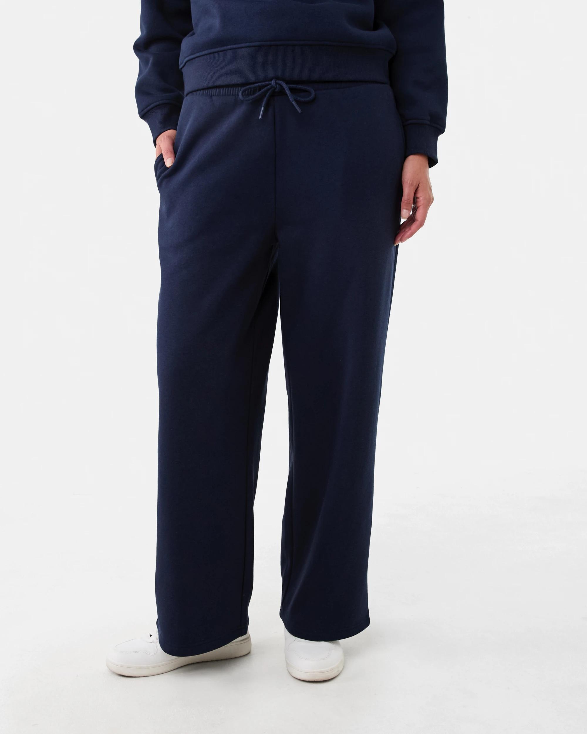 1 Wide Leg Trackpants Navy Blaze, 1 of 6